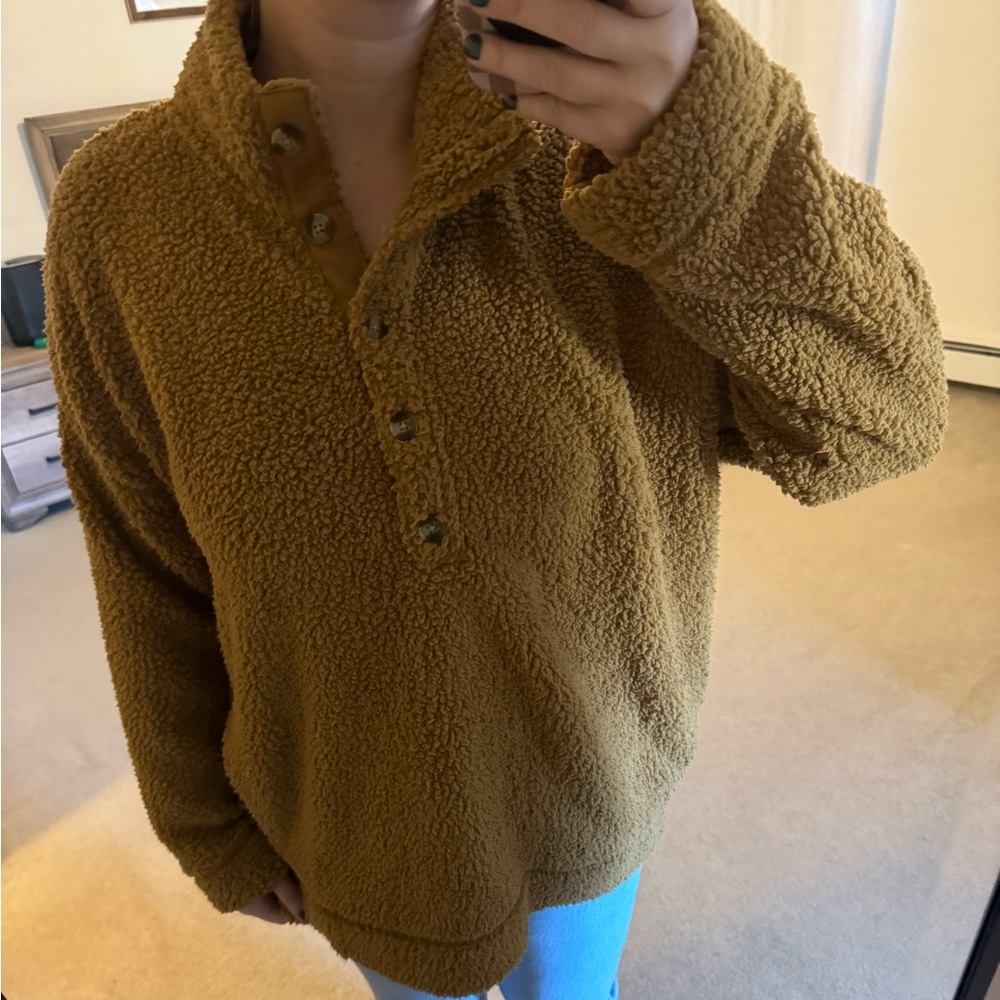 Aerie cognac Sherpa